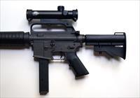 COLT AR 15 MODEL R6450 9MM CARBINE WITH GREEN BOX AND 4 X 20 SCOPE