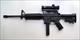 COLT AR 15 MODEL R6450 9MM CARBINE WITH GREEN BOX AND 4 X 20 SCOPE