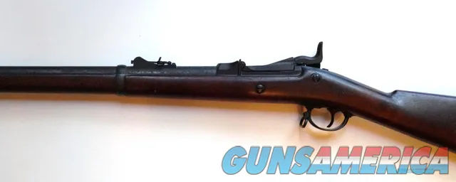 SPRINGFIELD U.S. TRAPDOOR RIFLE MODEL 1878 WITH ORIGINAL BAYONET AND SCABBARD
