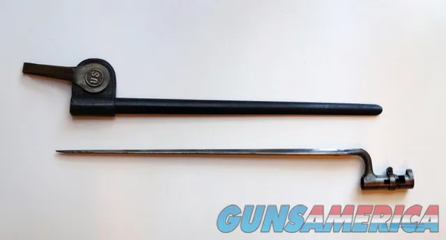 SPRINGFIELD U.S. TRAPDOOR RIFLE MODEL 1878 WITH ORIGINAL BAYONET AND SCABBARD