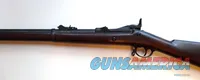 SPRINGFIELD U.S. TRAPDOOR RIFLE MODEL 1878 WITH ORIGINAL BAYONET AND SCABBARD