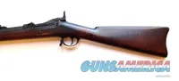 SPRINGFIELD U.S. TRAPDOOR RIFLE MODEL 1878 WITH ORIGINAL BAYONET AND SCABBARD