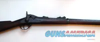SPRINGFIELD U.S. TRAPDOOR RIFLE MODEL 1878 WITH ORIGINAL BAYONET AND SCABBARD