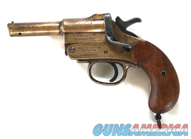 WEBLEY & SCOTT "THE SPEAREY HUMANE KILLER FOR SMALLS" PISTOL