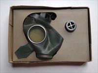 WWI ORIGINAL CIVILIAN - ARMY GAS MASK WITH ORIGINAL BOX