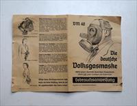 WWI ORIGINAL CIVILIAN - ARMY GAS MASK WITH ORIGINAL BOX