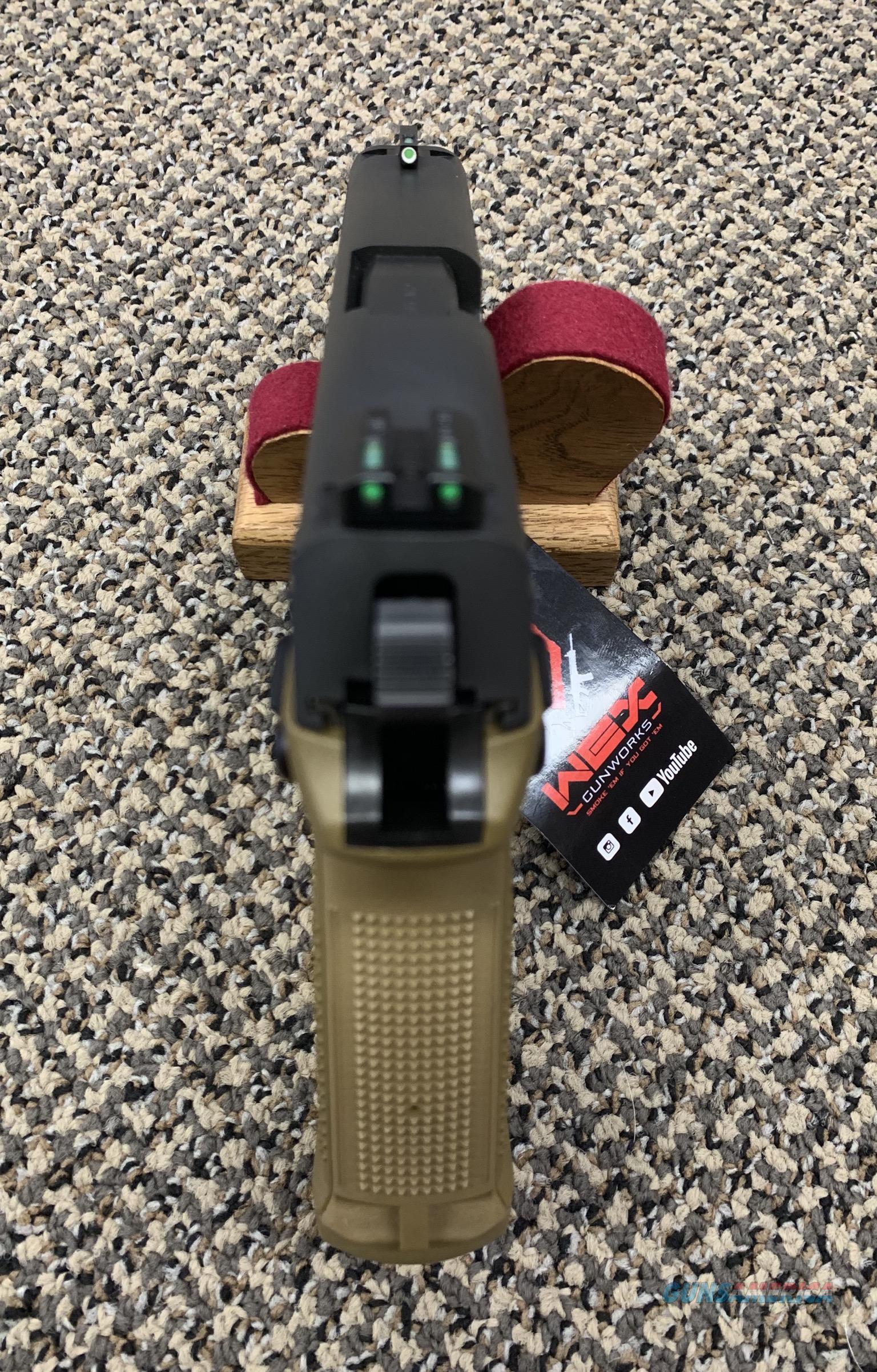 FN FNX 45 .45 ACP FDE BLACK SLIDE TRUGLO TFX NIGHT SIGHTS NEW IN BOX