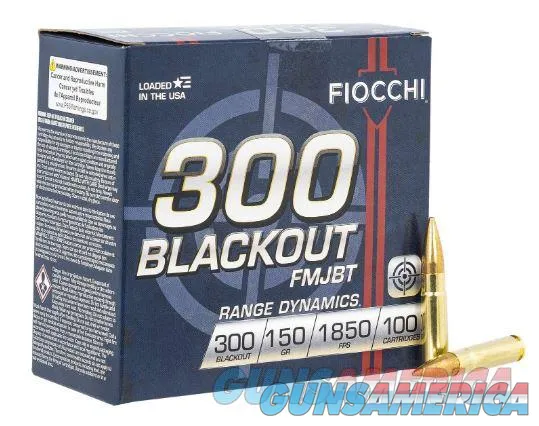 Fiocchi 300BARD1. 300 blackout, 500 Rounds