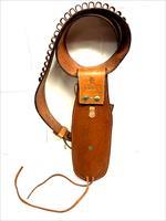 Viking Mexico Model 1221 Leather Holster Rig For Ruger Blackhawk 6 1/2" Barrel