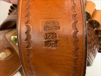 Viking Mexico Model 1221 Leather Holster Rig For Ruger Blackhawk 6 1/2" Barrel