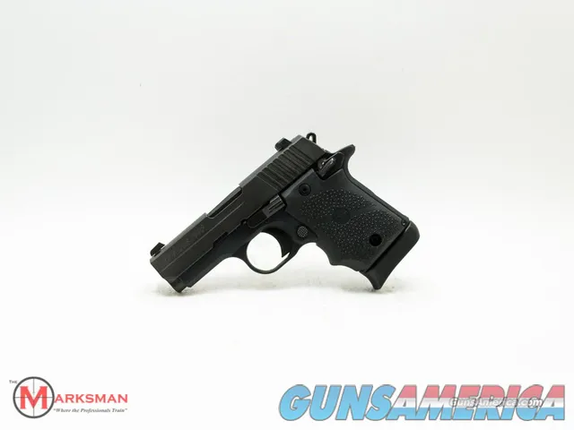 Sig Sauer P938 Black Rubber Grip, 9mm NEW 9 938