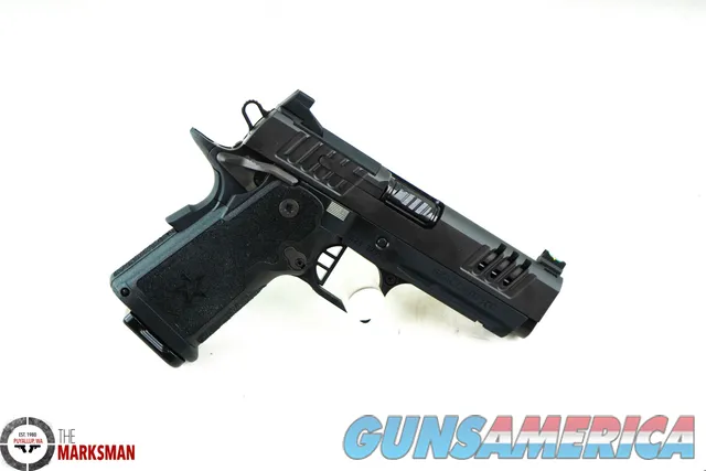 STI 2011 Staccato C Optic Ready, 9mm, Aluminum Frame, X Series Serrations, Flat Trigger