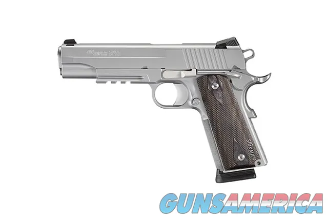 Sig Sauer Stainless 1911, .45 ACP, California Compliant NEW 1911R-45-SSS-CA