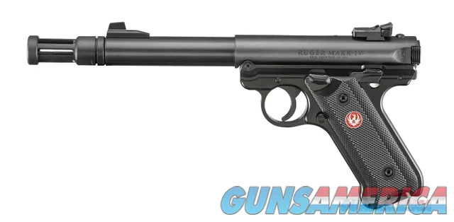 Ruger Mark IV Target, .22 Long Rifle, With Flash Suppressor NEW 40176