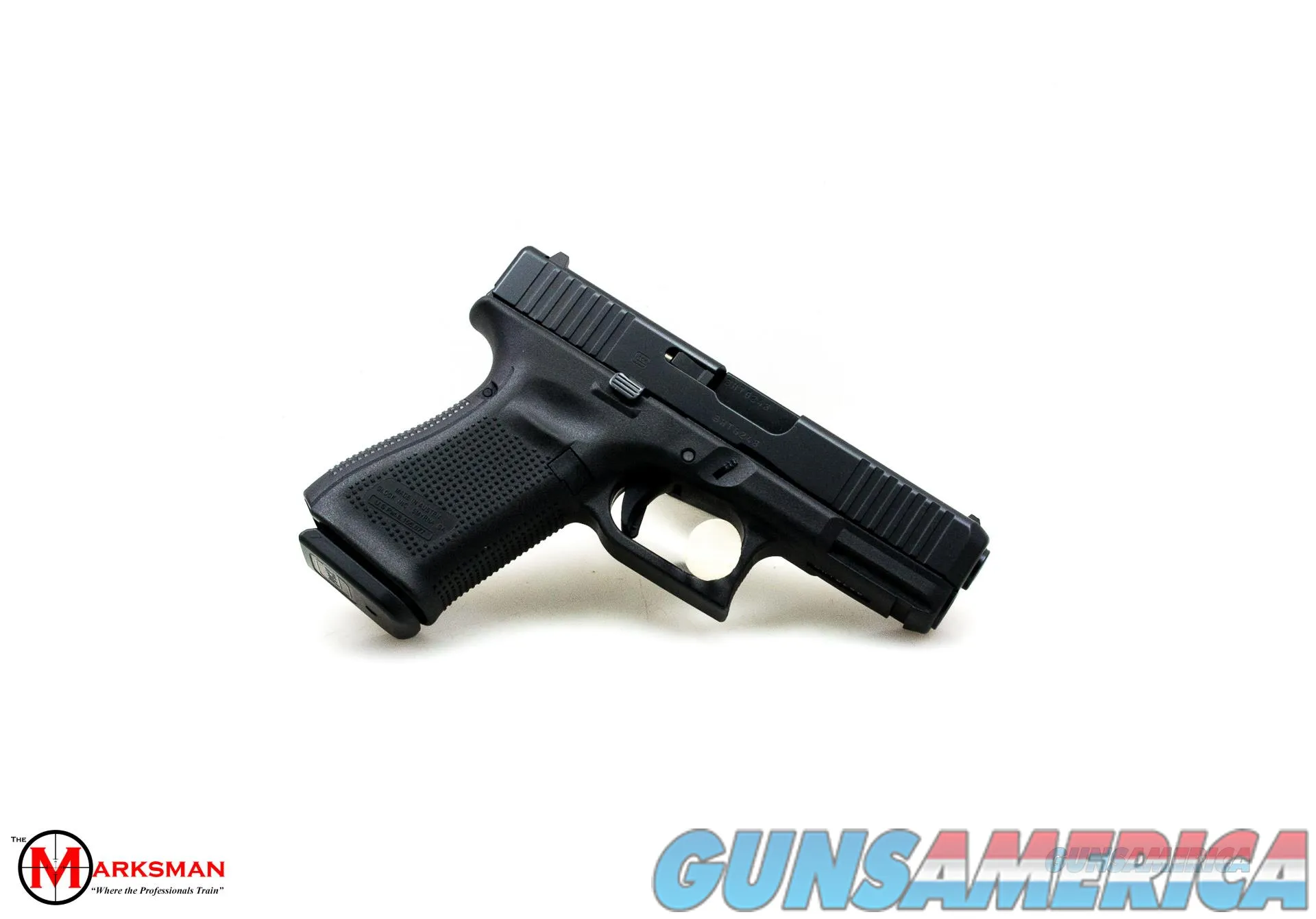 Glock 19 Generation 5, 9mm, Front Serrat