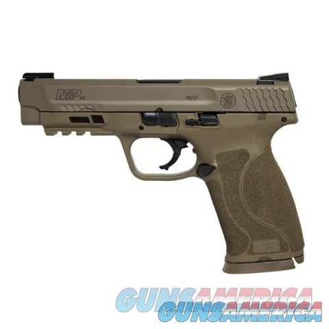 Smith and Wesson M&P45 M2.0, .45 ACP, Flat Dark Earth, TruGlo TFX NEW 11769