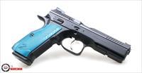 CZ Shadow 2 Optic Ready, 9mm, Blue Grips NEW 91251