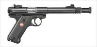 Ruger Mark IV Target, .22 Long Rifle, With Flash Suppressor NEW 40176