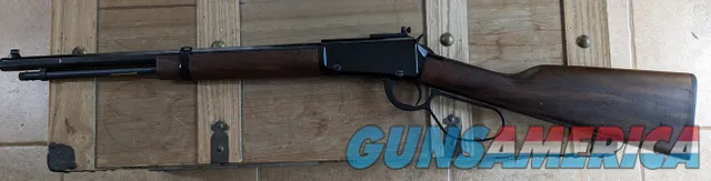 Henry Small Game Carbine Lever Action .22 MAG Lever 22 Winchester Ma - Blue/Black, 16.3" Barrel