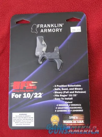 Franklin Armory BFSIII 10/22 Binary Trigger Img-1
