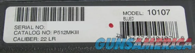 Ruger MK III Target Pistol (.22 LR)