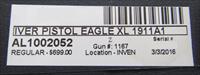 Iver Johnson Eagle XL 1911 Pistol .45 ACP Img-6