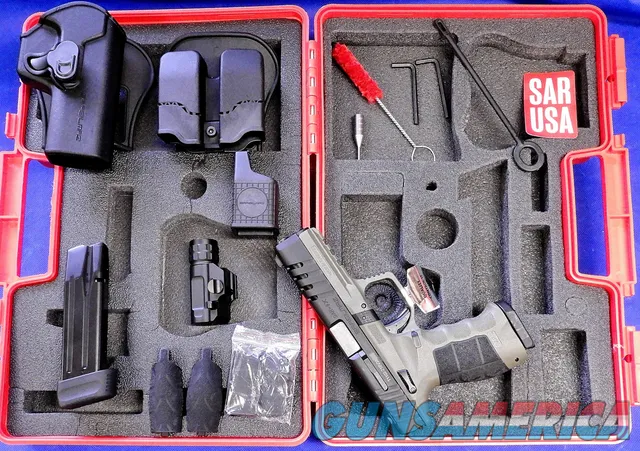 SAR 9X 9mm OD/Black Factory New Loaded Value Pack Like Glock 17