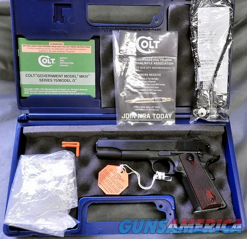 Colt 1911A1 Govt 45ACP Ser 70 8rd 5in Ltd Ed 1 of 5000 01911SE-A1 Factory New