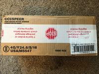 9MM CCI BLAZER BRASS 115 GR FMJ,  1000 rds