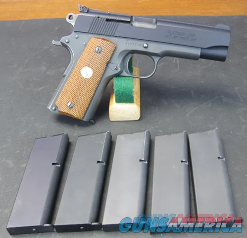 COLT OFFICERS MODEL CONVERTED TO .22LR WITH CIENER CONVERSION AND FIVE 1O SHOT CIENER MAGAZINES. Img-1