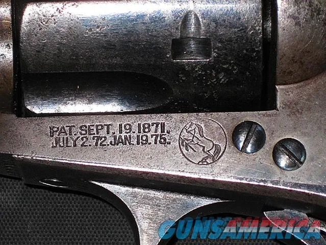 1ST GENERATION COLT SAA BISLEY IN .38 WCF AND 4 34 INCH BARREL. 113 YEAR OLD PIECE OF AMERICAN HISTORY !!