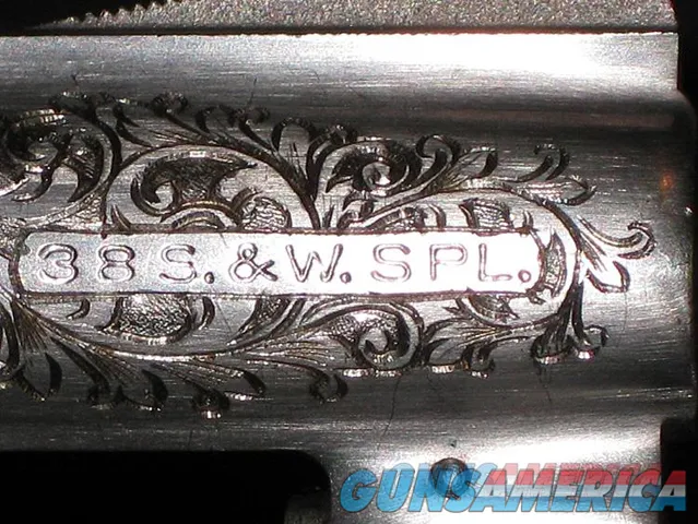 S&W MODEL 60 STAINLESS STEEL CUSTOM ENGRAVED WITH STERLING SILVER & 14K GOLD GRIPS AND 14K GOLD ACCENTS. FABULOUS HEIRLOOM PIECE ACCENTS.  Img-6
