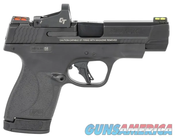 Smith & Wesson Performance Center M&P Shield Plus 9mm Luger 4" Barrel | Black | Includes Crimson Trace Red Dot