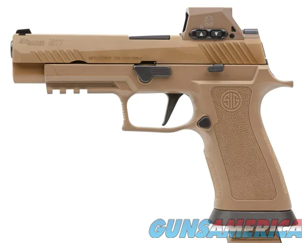 Sig Sauer M17 X-Series 9mm Luger 4.70" Barrel | Coyote PVD | Optic Ready Rail Includes Sig ROMEOM17