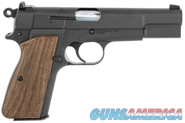 Springfield SA-35 9mm 4.70" Barrel | Matte Blued Carbon Steel & Checkered Walnut