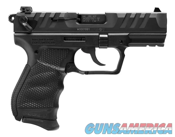 Walther Arms PD380 Carry Frame 380 ACP 3.70" Barrel | Black Steel With Picatinny Rail & Ambidextrous Slide Safety