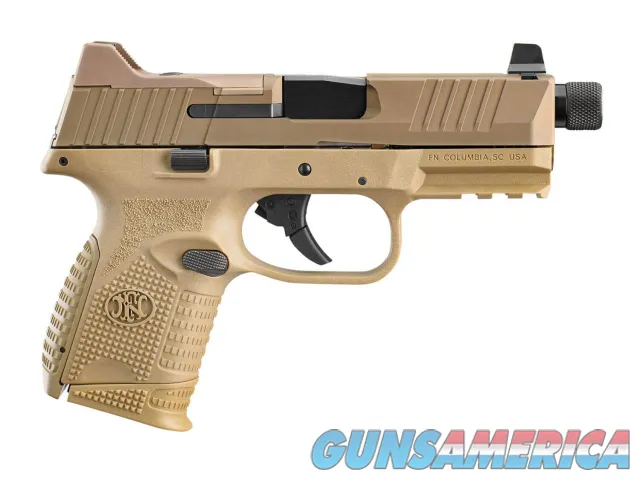 FN 509C Tactical 9mm Luger 4.32" Barrel | 12+1 24+1 Included | Flat Dark Earth, Interchangeable Backstrap Grip