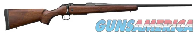 CZ-USA 07722 CZ 600 American ST3 30-06 Springfield 3+1 24" Threaded, Black Barrel/Rec, Walnut Stock, Adj. Trigger