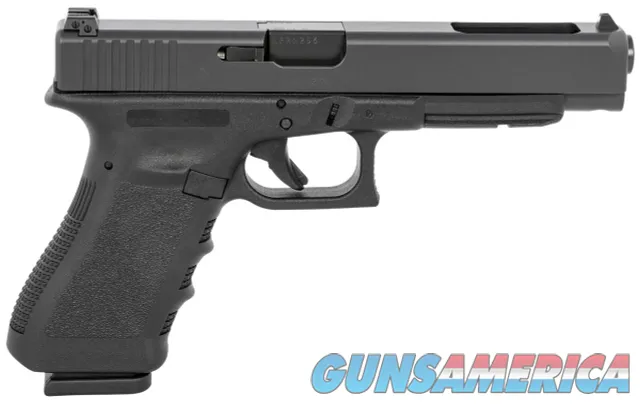 Glock G34 9mm Luger 5.31" 17+1 Black Black Steel Slide Black Polymer Grip Adj Sights