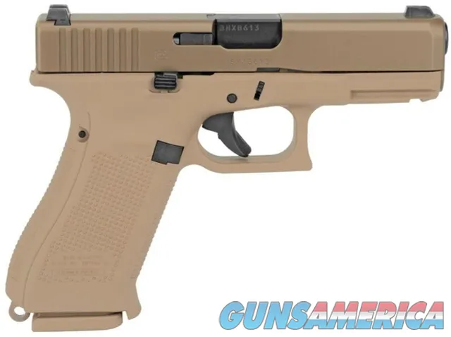 Glock G19X Compact Crossover 9mm 4.02" Glock Marksman Barrel | Bronze Nitron Frame & Coyote nPVD | Safe Action Trigger 