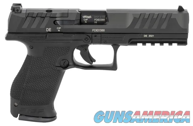 Walther Arms PDP Compact 9mm Luger 5" Barrel | Black | Optics Ready