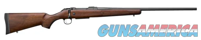 CZ-USA 07712 CZ 600 American ST2 308 Win 5+1 20" Threaded, Black Barrel/Rec, Walnut Stock, Adj. Trigger