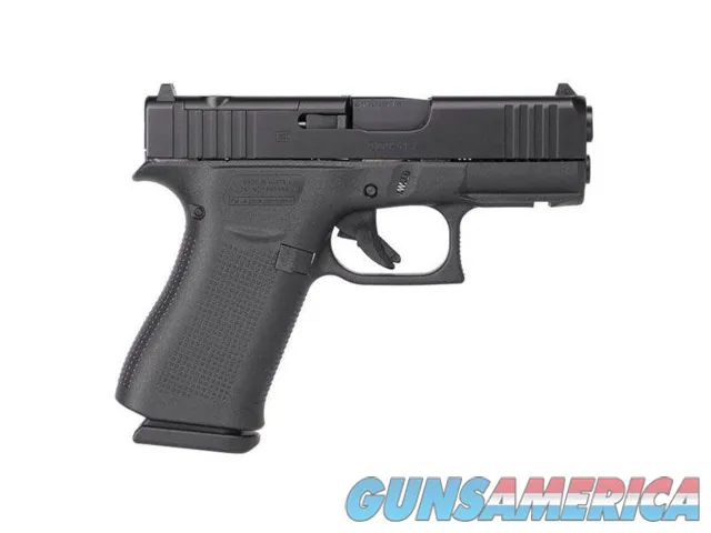 Glock G43X Subcompact MOS 9mm Luger 3.41" 10+1 Overall Black Finish