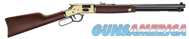 Henry Side Gate 45 Colt (LC) 20" Blued Octagon Barrel | Polished Brass & American Walnut