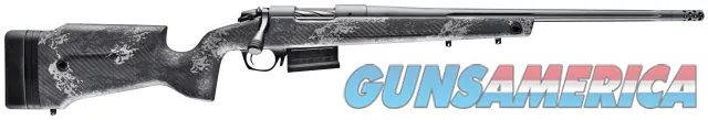 Bergara B-14 Crest 6.5 Creedmoor 20" Fluted Barrel Gray Cerakote & Carbon Fiber W/ Black & Gray Splatter | Omni Muzzle Brake