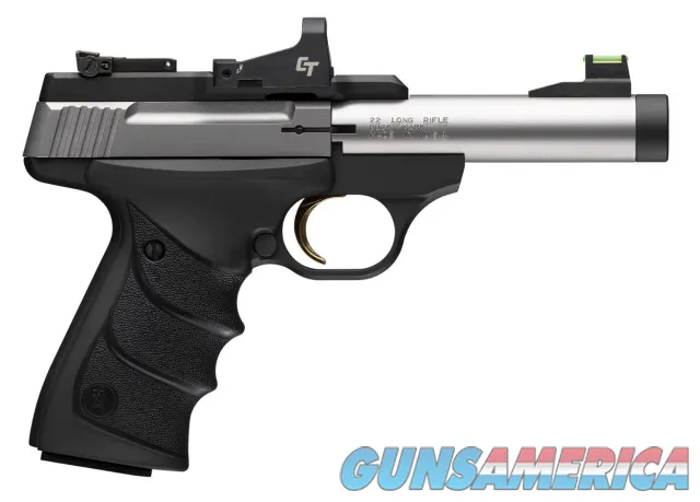 Browning Buck Mark Micro Bull 22 LR 4.4" Barrel | Black & Matte Stainless Steel | Suppressor Ready