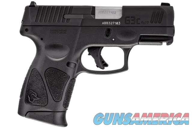 Taurus G3C 9mm Luger With Manual Safety 3.1" Barrel | Black | Includes 2 12 Round Mags