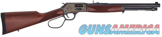 Henry Big Boy Side Gate Full Size 38 Spcl 357 Mag 7+1 16.50" Blued Oct Barrel Color Case Hardened Steel Receiver Walnut RH