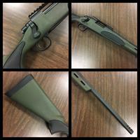 Remington 700 VTR Bolt Action Rifle .223 OD Green Img-2
