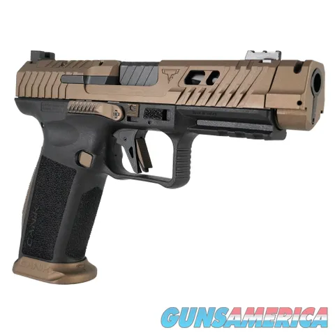 CANIK TTi Combat Pistol 9mm 18rd mags Bronze w/Rail $900